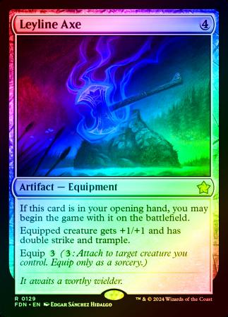 Leyline Axe - 0129 - Foil