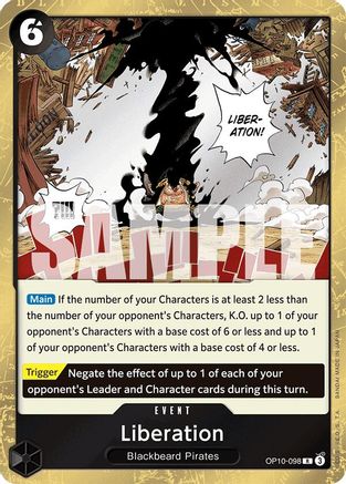 Liberation - OP10-098 - Rare Foil