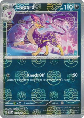 Liepard (Master Ball Pattern) - 056/086 - Uncommon Reverse Holo