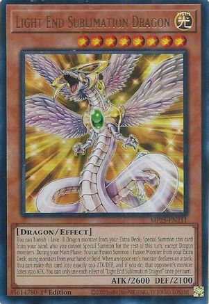 Light End Sublimation Dragon (MP25-EN211) - 2025 Mega-Pack Ultra Rare 1st Edition