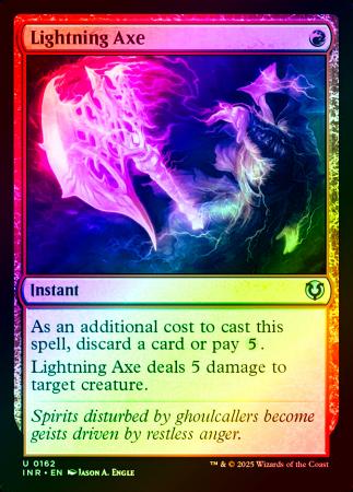 Lightning Axe - 0162 - Foil