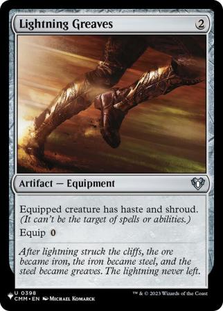 Lightning Greaves (CMM) - 398