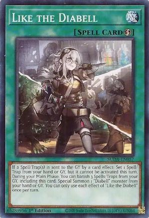 Like the Diabell (SUDA-EN057) - Supreme Darkness Common / Short Print 1st Edition