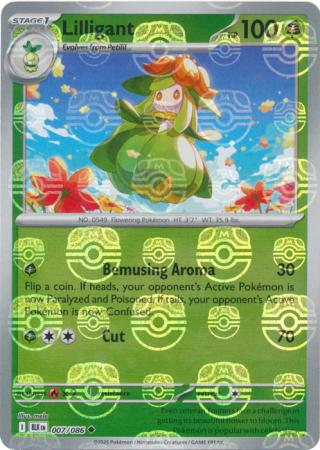Lilligant (Master Ball Pattern) - 007/086 - Uncommon Reverse Holo