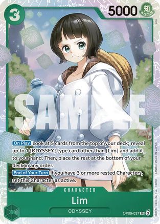 Lim - OP09-037 - Super Rare Foil