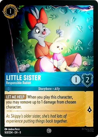 Little Sister - Responsible Rabbit - 163/204 - Common Cold Foil