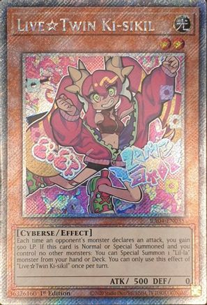 LiveTwin Ki-sikil (Platinum Secret Rare) (RA04-EN035) - Quarter Century Stampede Platinum Secret Rare 1st Edition