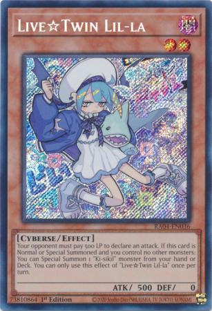 LiveTwin Lil-la (Secret Rare) (RA04-EN036) - Quarter Century Stampede Secret Rare 1st Edition