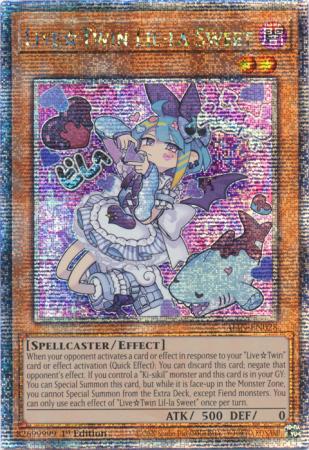 LiveTwin Lil-la Sweet (Quarter Century Secret Rare) (ALIN-EN028) - Alliance Insight Quarter Century Secret Rare 1st Edition