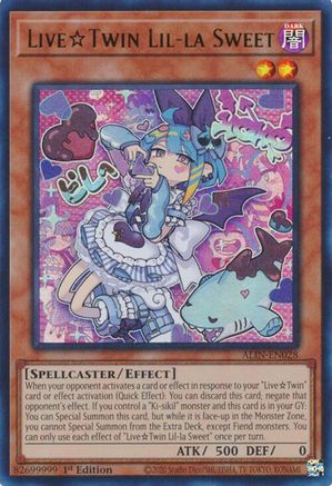 LiveTwin Lil-la Sweet (ALIN-EN028) - Alliance Insight Ultra Rare 1st Edition