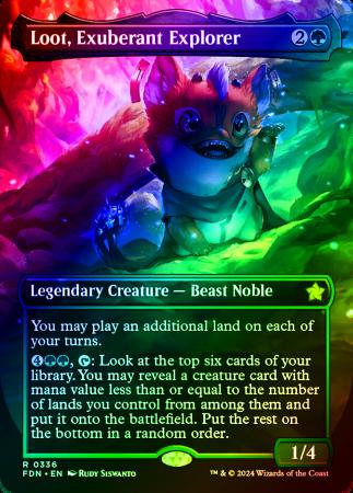 Loot, Exuberant Explorer (Borderless) - 0336 - Foil