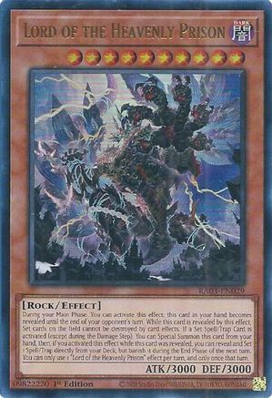 Lord of the Heavenly Prison (UR) (RA03-EN029) - Quarter Century Bonanza Ultra Rare 1st Edition