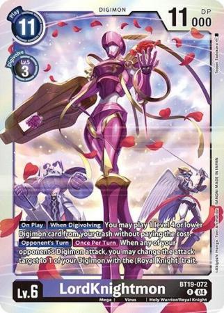 LordKnightmon - BT19-072 R - Rare