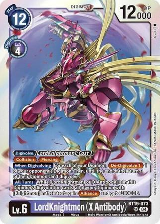 LordKnightmon (X Antibody) - BT19-073 SR - Super Rare