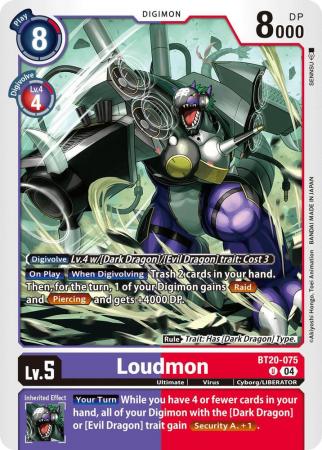Loudmon - BT20-075 U - Uncommon