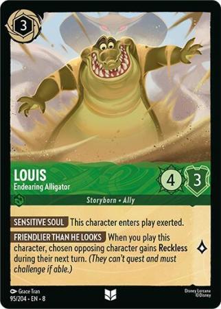 Louis - Endearing Alligator - 095/204 - Uncommon