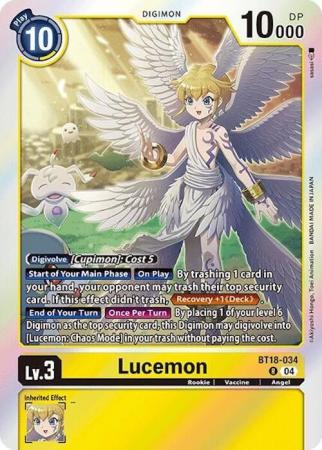 Lucemon - BT18-034 R - Rare