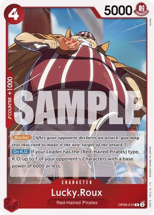 Lucky.Roux - OP09-015 - Rare Foil