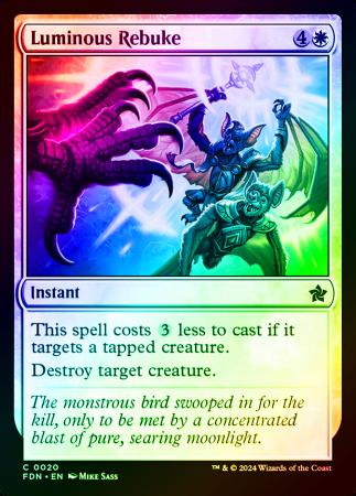 Luminous Rebuke - 0020 - Foil