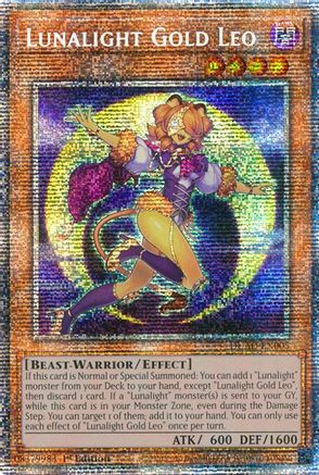 Lunalight Gold Leo (Starlight Rare) (DUAD-EN005) - Duelist's Advance Starlight Rare 1st Edition