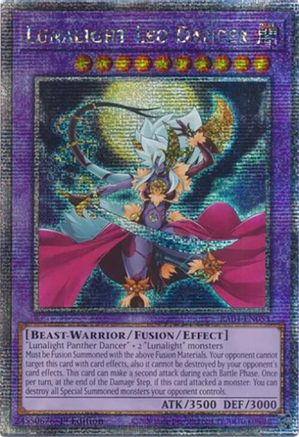 Lunalight Leo Dancer (Quarter Century Secret Rare) (RA04-EN053) - Quarter Century Stampede Quarter Century Secret Rare 1st Edition