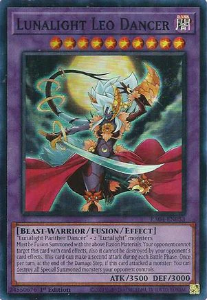 Lunalight Leo Dancer (RA04-EN053) - Quarter Century Stampede Super Rare 1st Edition