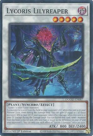 Lycoris Lilyreaper (DOOD-EN087) - Doom of Dimensions Common / Short Print 1st Edition