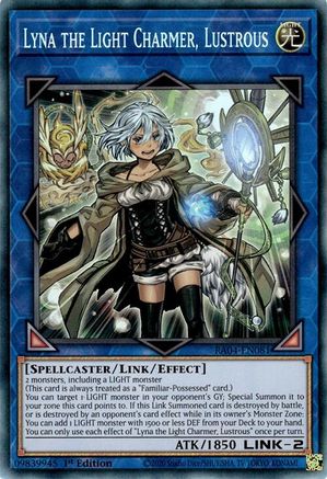 Lyna the Light Charmer, Lustrous (PCR) (RA04-EN081) - Quarter Century Stampede Collector's Rare 1st Edition