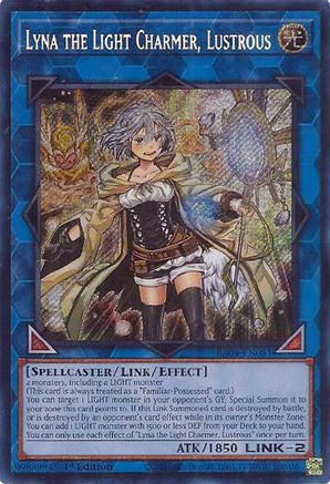 Lyna the Light Charmer, Lustrous (Secret Rare) (RA04-EN081) - Quarter Century Stampede Secret Rare 1st Edition