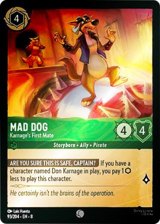 Mad Dog - Karnage's First Mate - 093/204 - Common Cold Foil