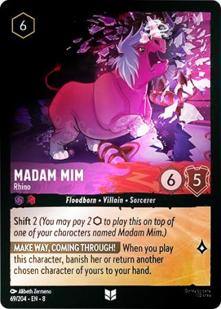 Madam Mim - Rhino - 069/204 - Uncommon Cold Foil
