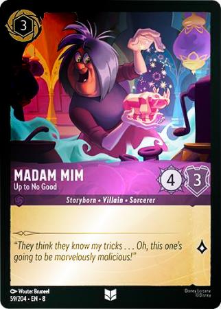 Madam Mim - Up to No Good - 059/204 - Uncommon Cold Foil