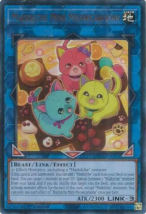 Madolche Mini Meowcaroons (MP25-EN224) - 2025 Mega-Pack Ultra Rare 1st Edition