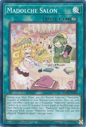 Madolche Salon (RA03-EN069) - Quarter Century Bonanza Super Rare 1st Edition