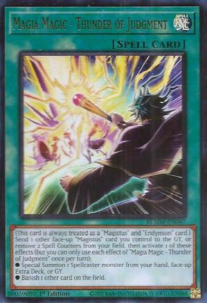 Magia Magic - Thunder of Judgment (BLMM-EN047) - Battles of Legend: Monster Mayhem Ultra Rare 1st Edition