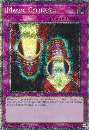 Magic Cylinder (Quarter Century Secret Rare) (RA03-EN115) - Quarter Century Bonanza Quarter Century Secret Rare 1st Edition