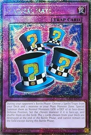 Magical Hats (Quarter Century Secret Rare) (RA03-EN107) - Quarter Century Bonanza Quarter Century Secret Rare 1st Edition