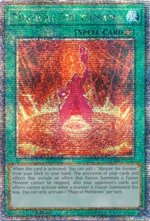 Magical Meltdown (Quarter Century Secret Rare) (RA04-EN280) - Quarter Century Stampede Quarter Century Secret Rare 1st Edition
