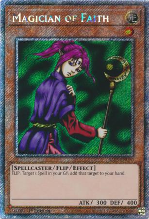 Magician of Faith (Platinum Secret Rare) (RA03-EN090) - Quarter Century Bonanza Platinum Secret Rare 1st Edition