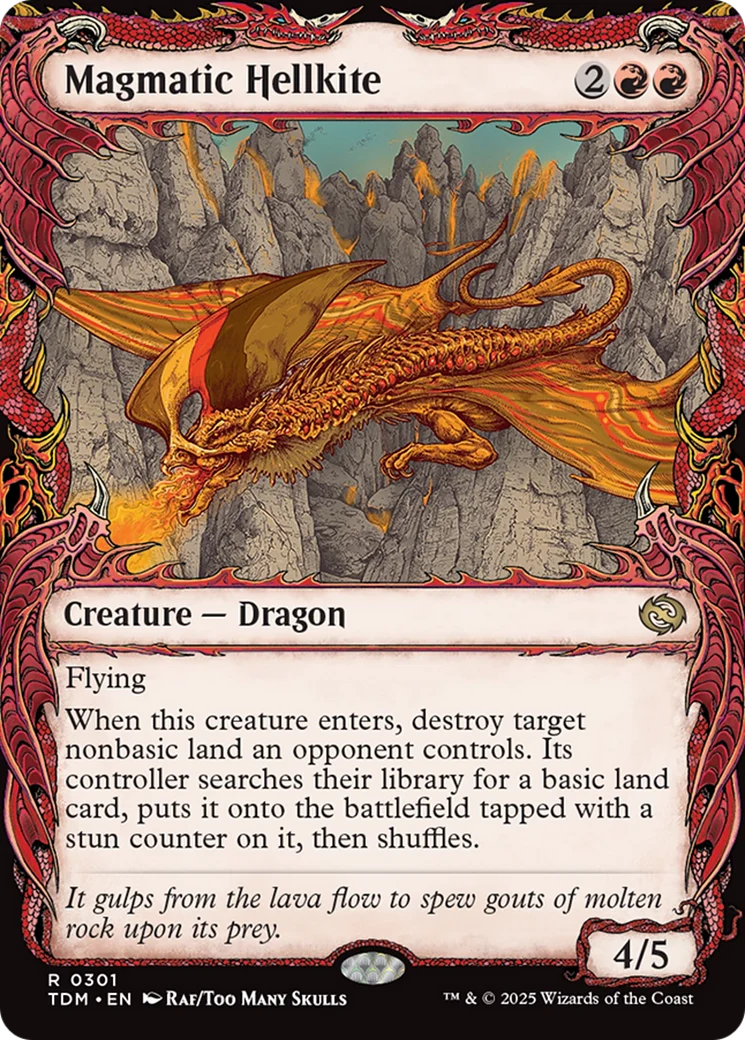 Magmatic Hellkite (Showcase) - 0301 - Foil