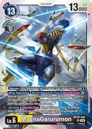 MagnaGarurumon - BT18-042 SR - Super Rare