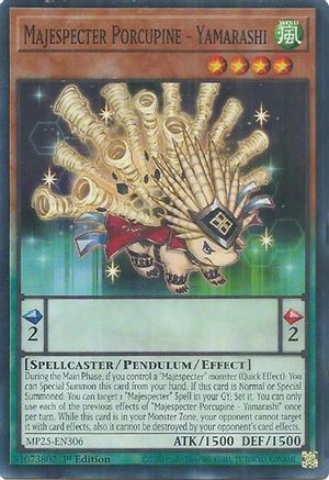 Majespecter Porcupine - Yamarashi (MP25-EN306) - 2025 Mega-Pack Common / Short Print 1st Edition