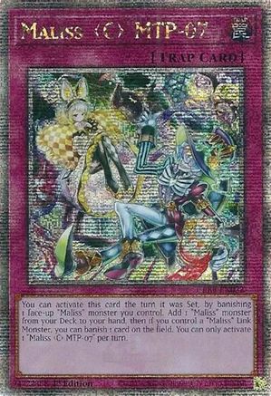 Maliss C MTP-07 (Quarter Century Secret Rare) (CRBR-EN022) - Crossover Breakers Quarter Century Secret Rare 1st Edition