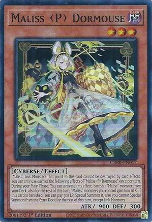 Maliss P Dormouse (CRBR-EN017) - Crossover Breakers Super Rare 1st Edition