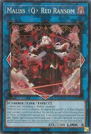 Maliss Q Red Ransom (CR) (CRBR-EN018) - Crossover Breakers Collector's Rare 1st Edition