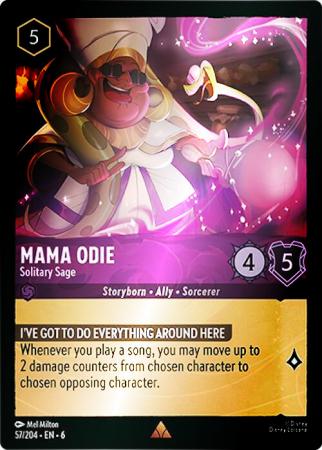Mama Odie - Solitary Sage - 57/204 - Rare Cold Foil