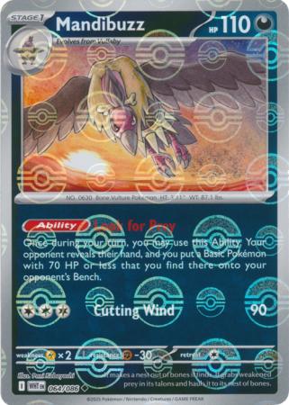 Mandibuzz (Poke Ball Pattern) - 064/086 - Uncommon Reverse Holo