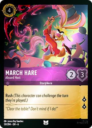 March Hare - Absurd Host - 50/204 - Uncommon Cold Foil