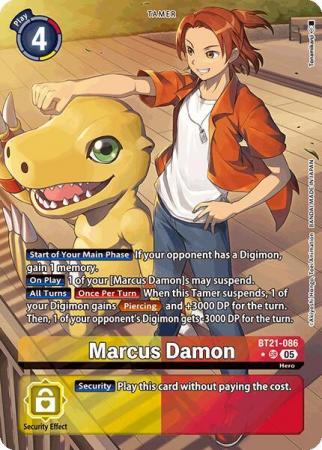 Marcus Damon (Alternate Art) - BT21-086 SR - Super Rare