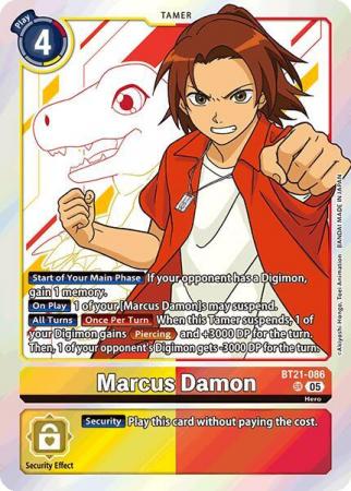 Marcus Damon - BT21-086 SR - Super Rare